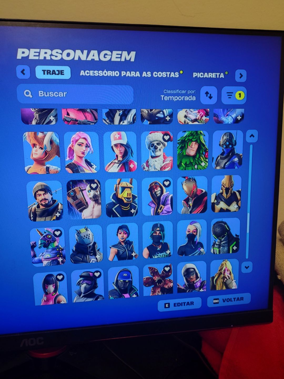 CONTA RARA FORTNITE 2017