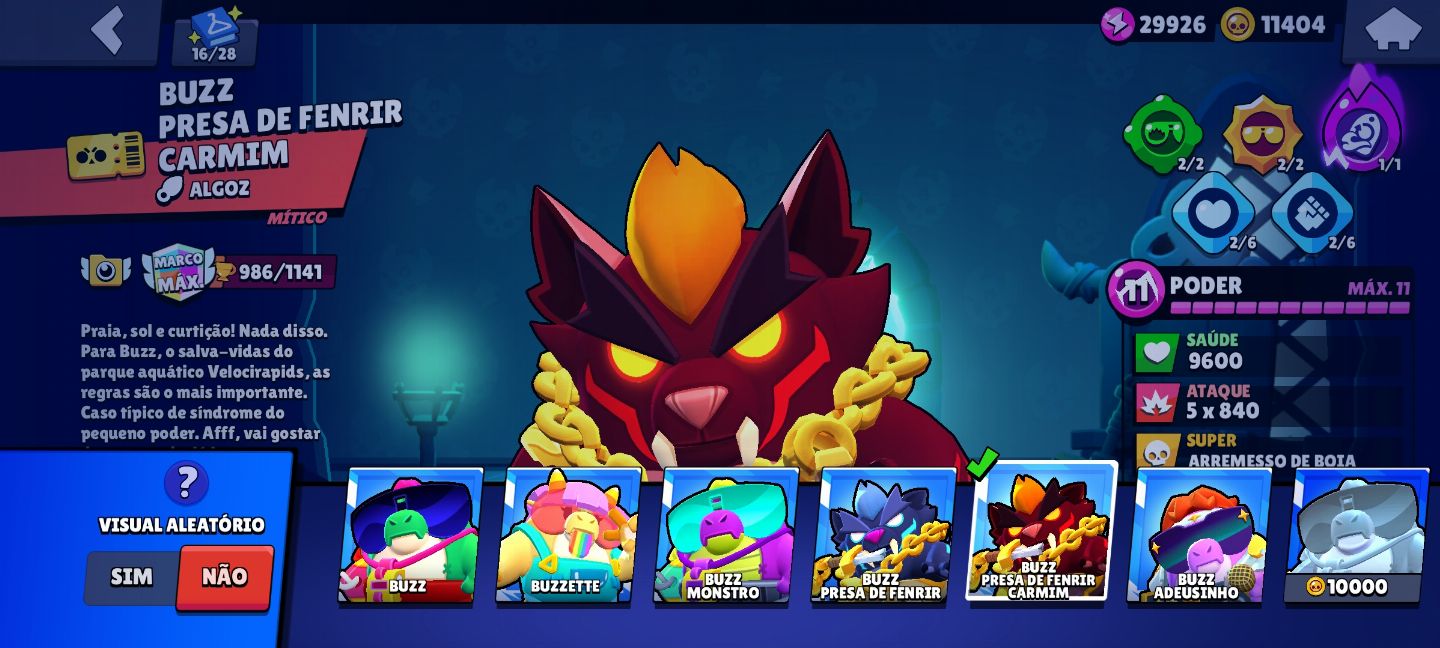 CONTA DE BRAWL STARS 12K DE TROFÉUS