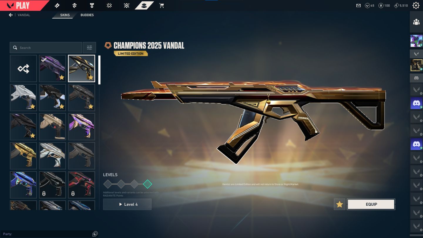 Conta de valorant com skins top e variedade