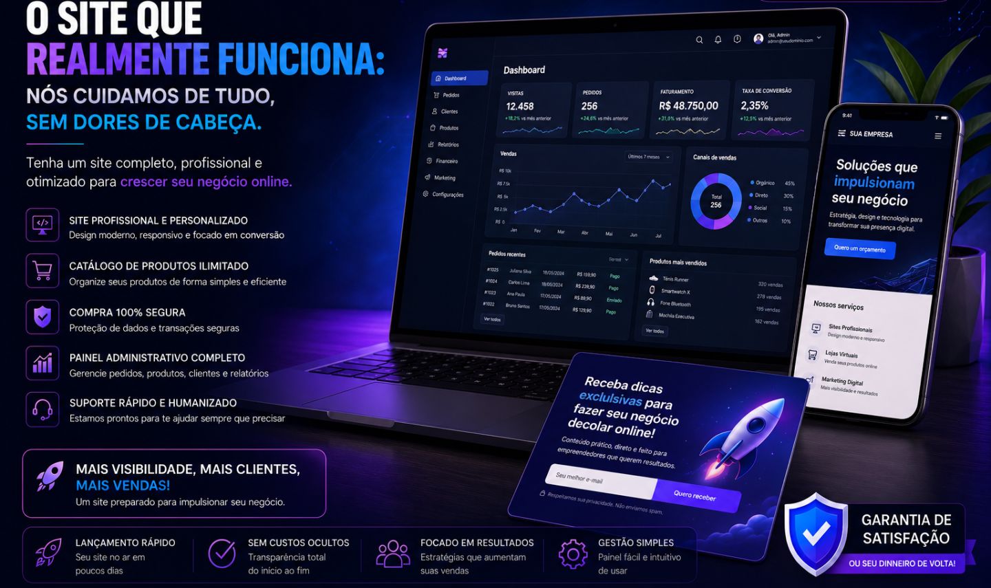 !!!PROMOÇÃO!!! SITES WEB PROFISSIONAIS