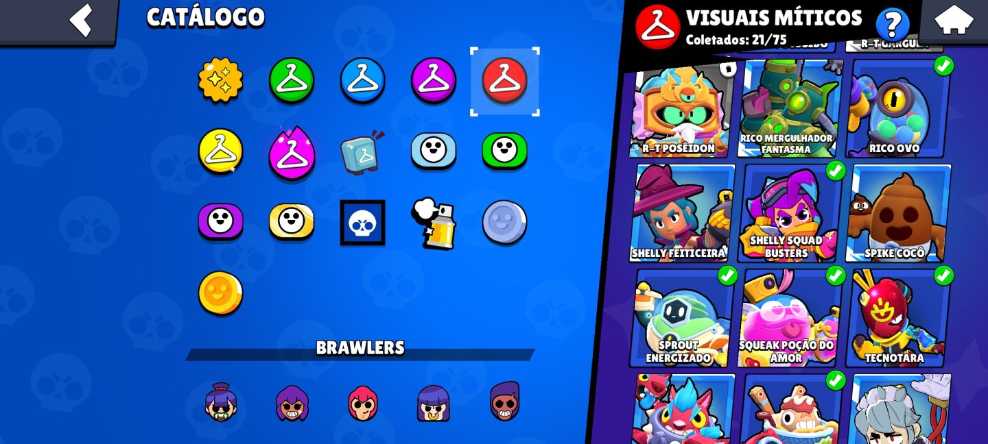 Conta Brawl com Shelly estelar!!!!