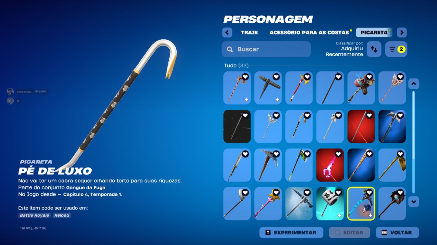 CONTA DE FORTNITE (SEASON 3 FULL E OG STW)