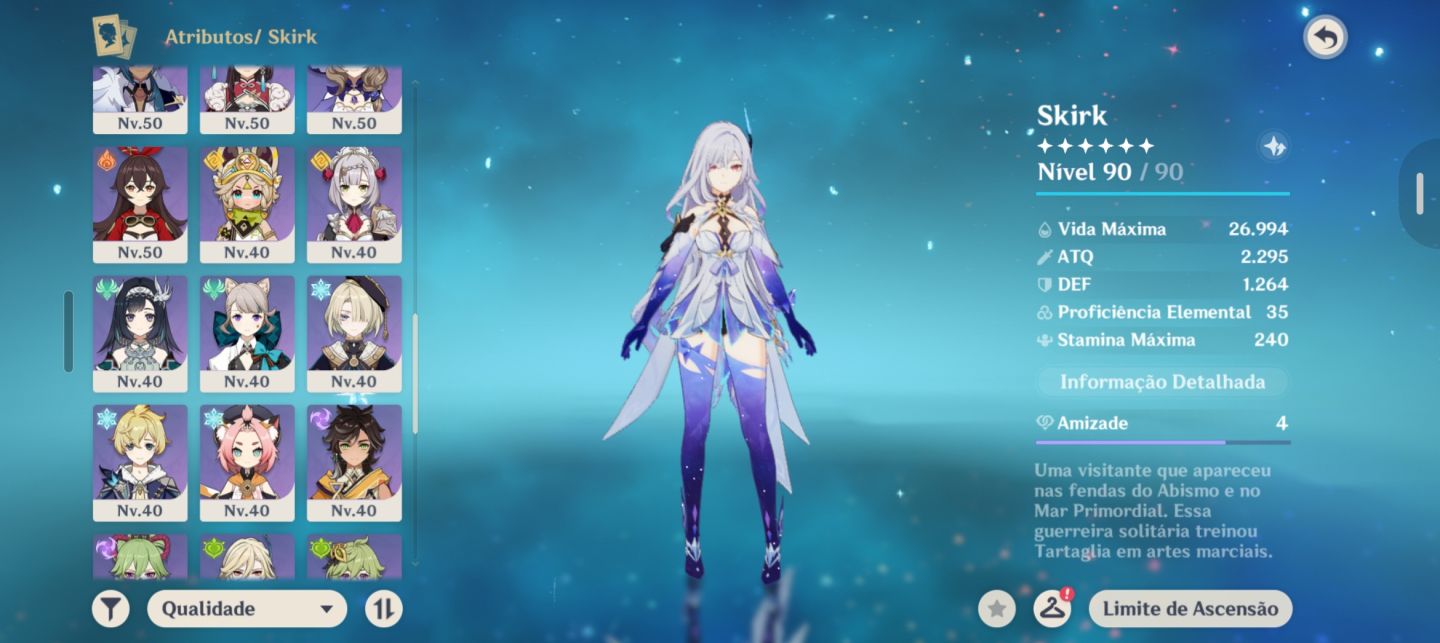 SKIRK LV.90 + ARLECCHINO LV.90 | 11x 5 | RAIDEN CHASCA LAUMA COLUMBINA