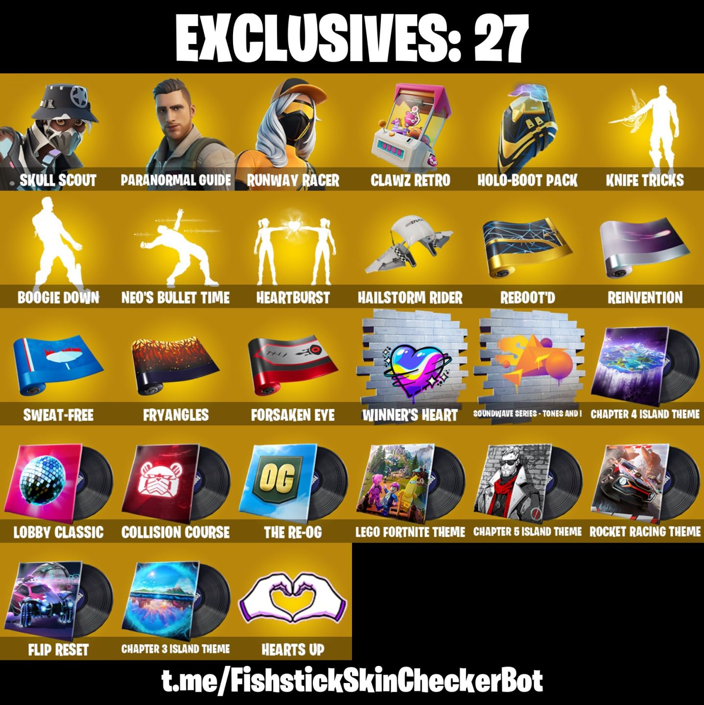 Conta Fortnite com Polar Peely | Marshall Never More | Slayer Juice e 45 Skins