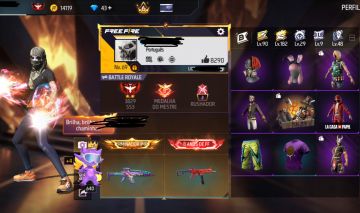 CONTA DE FREE FIRE DE 2018 | RARÍSSIMA