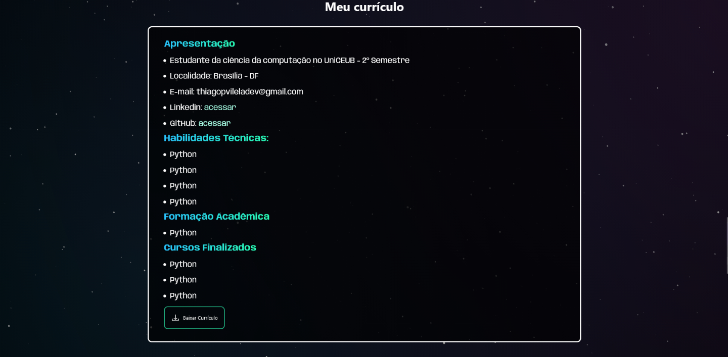CRIO SITES OU PORTFÓLIOS DA MANEAIRA QUE VOCÊ QUISER!