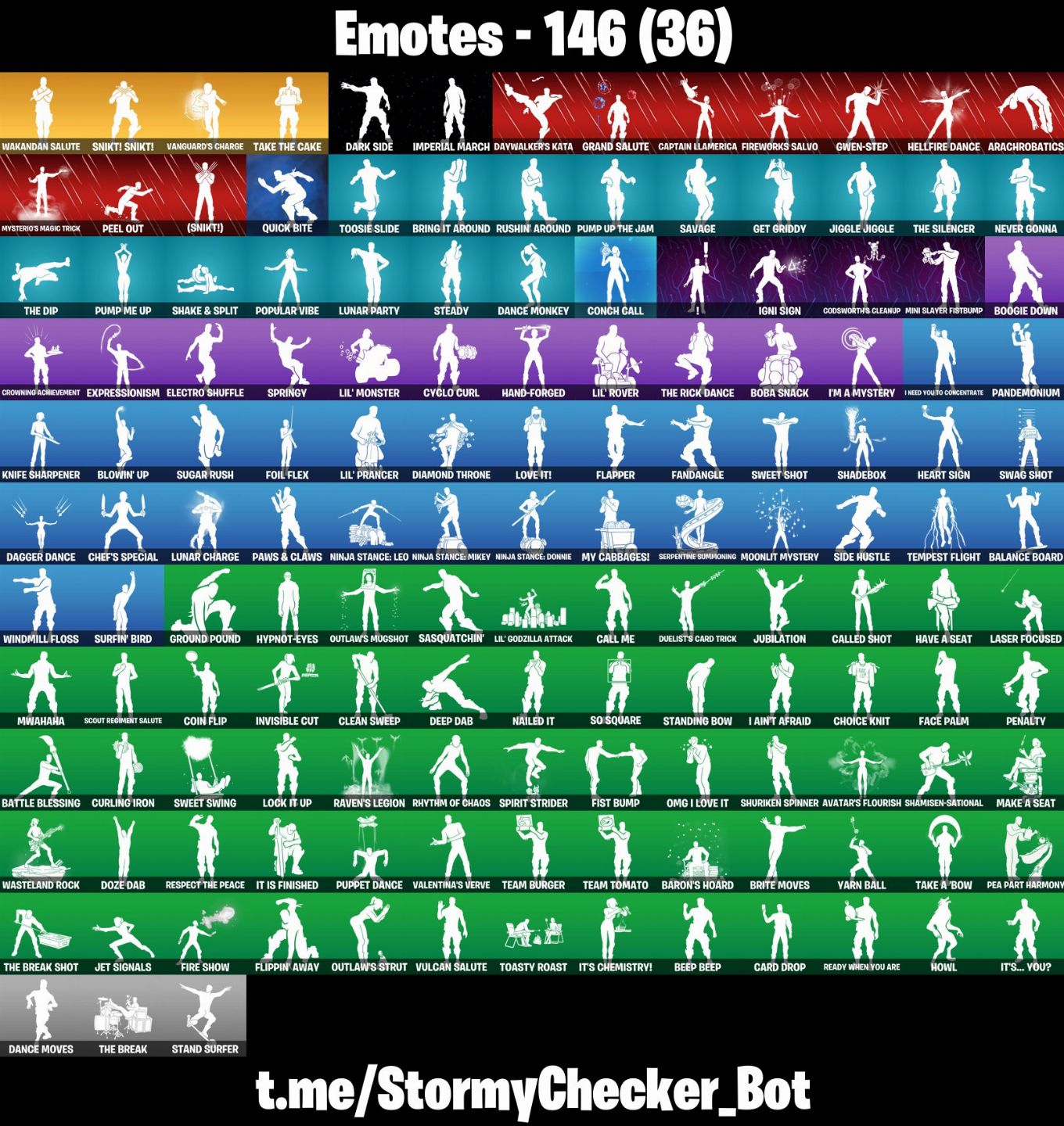 144 SKINS - ROGUE SPIDER - FULL TRYHARD - HEROINA - 1300 VBUCKS