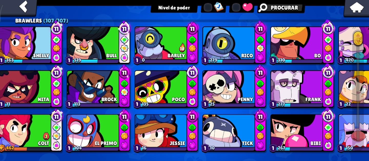 Conta de brawl (negociável)