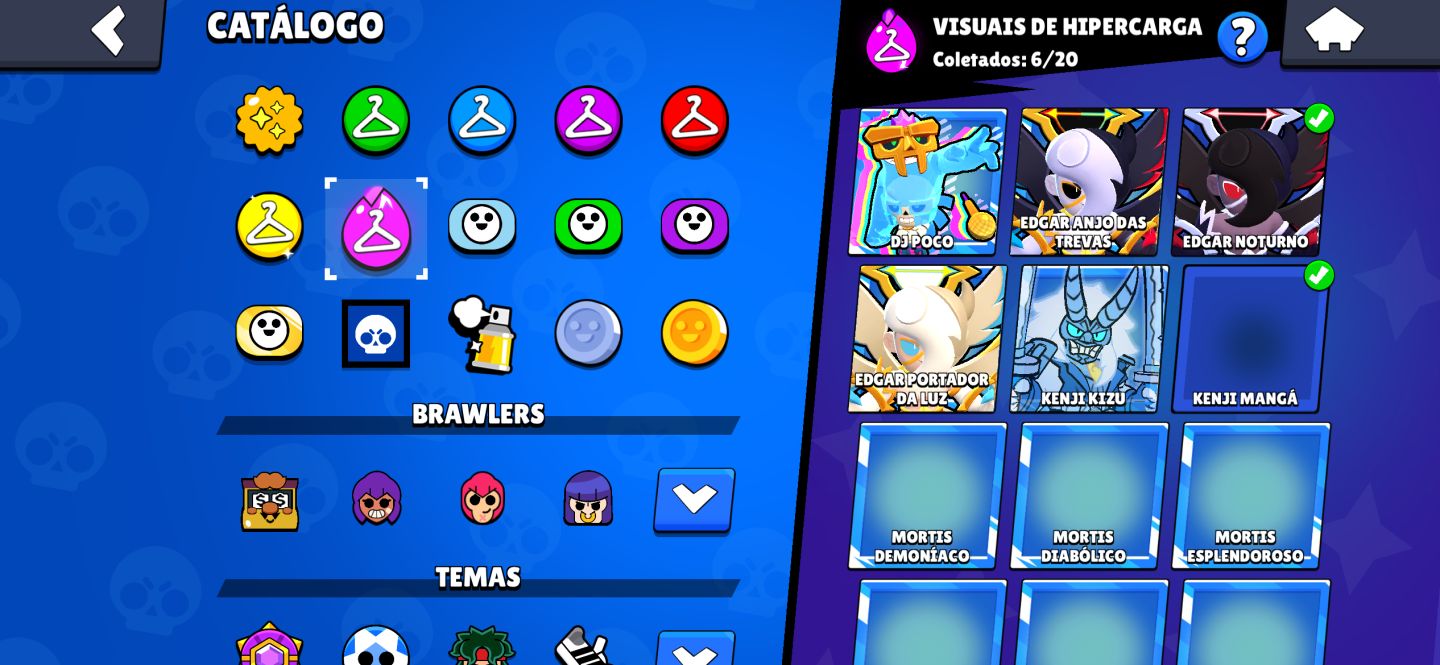Conta brawl stars 56k + 288 skins