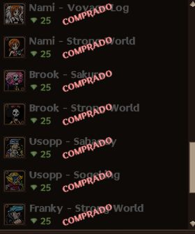 CONTA END GAME GLA ARMADO (Grand line Adventures) 13K TRIP