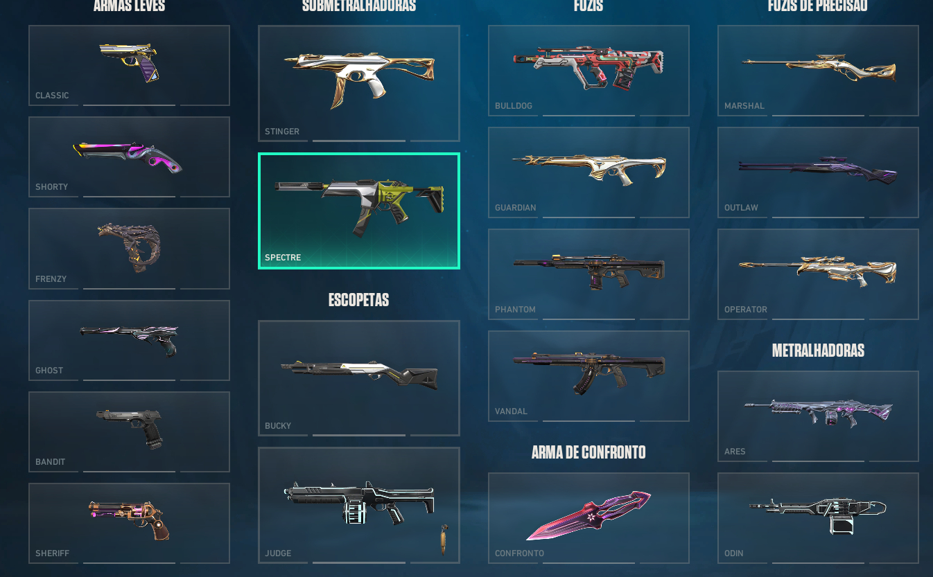 Conta gasto mais de 3k com mt skins limitadas barata