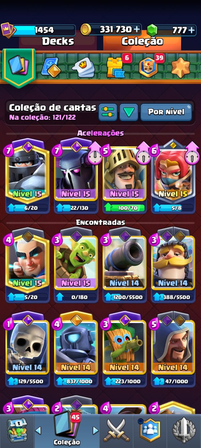 Conta de Clash Royale - Nostalgia para quem gosta