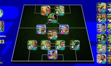Conta efootball 3303, zaga perfeita