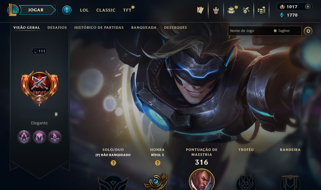 [ACESSO IMEDIATO] Ranked Open 121 Skins 125 Campeões 1K DE RP