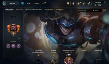[ACESSO IMEDIATO] Ranked Open 121 Skins 125 Campeões 1K DE RP