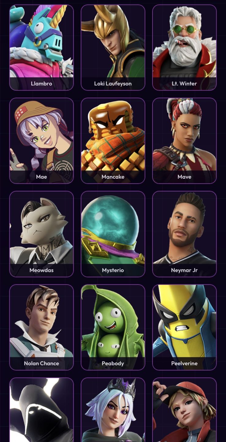 Conta Fortnite BARATA com 128 SKINS + 179 PICARETAS