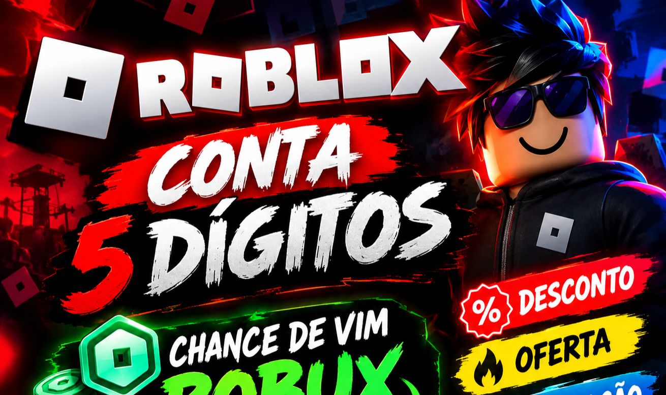 CONTA ROBLOX - 5 DÍGITOS