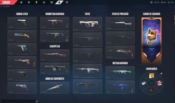Conta valorant com varias skins lvl 192 (conta rara + skins raras) [900+ gastos]