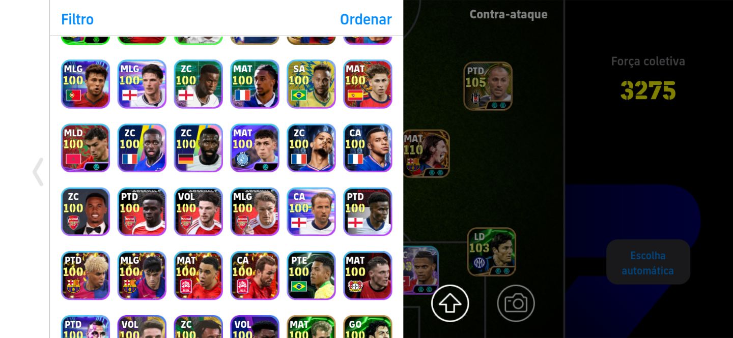 CONTA DE EFOOTBALL BRABA DO MELHOR MESSI + AMIGOS