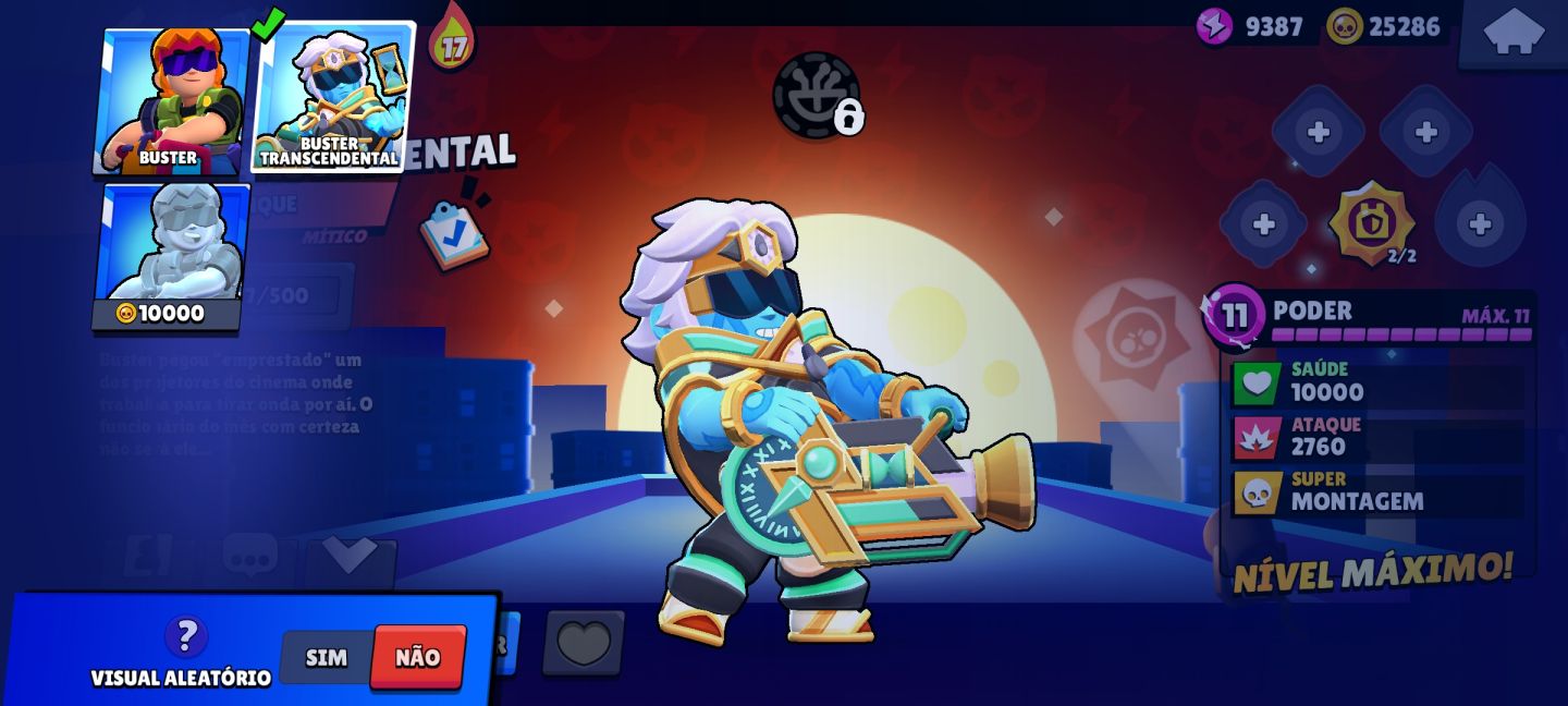 CONTA INICIAL DE BRAWL STARS LOTADA DE SKIN E RECURSOS