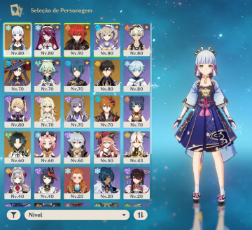 Compte Genshin Impact Europe AR 25 - Personnages : Diluc C1, Mona, Xinyan C5 - Neuf