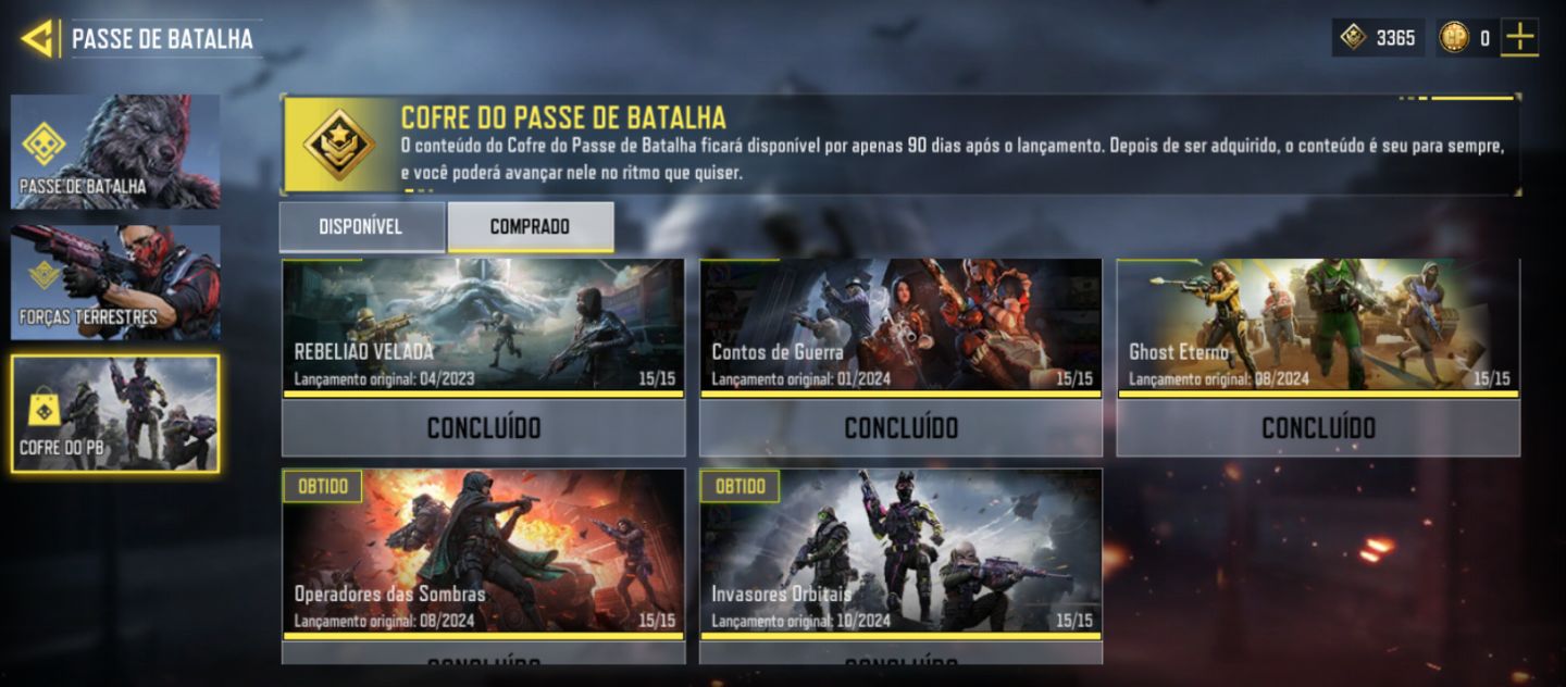 CONTA CALL OF DUTY MOBILE | 5 MÍTICAS + 16 LENDÁRIAS + 23 PATENTES LENDÁRIAS