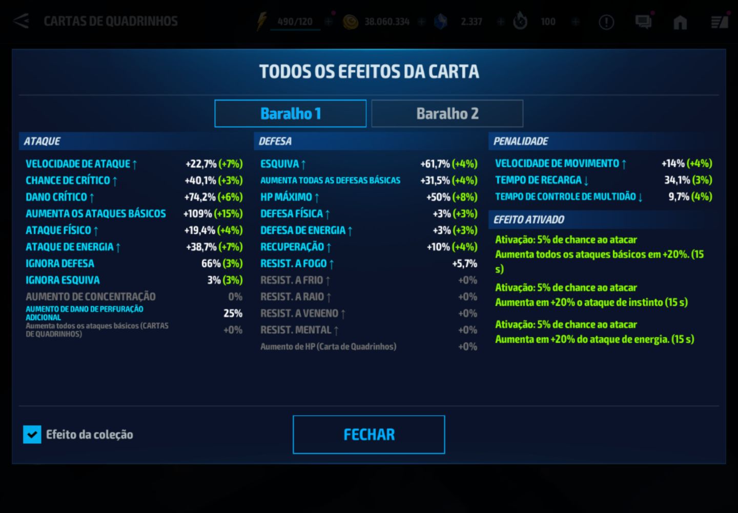 Conta MARVEL FUTURE FIGHT - VIP 14