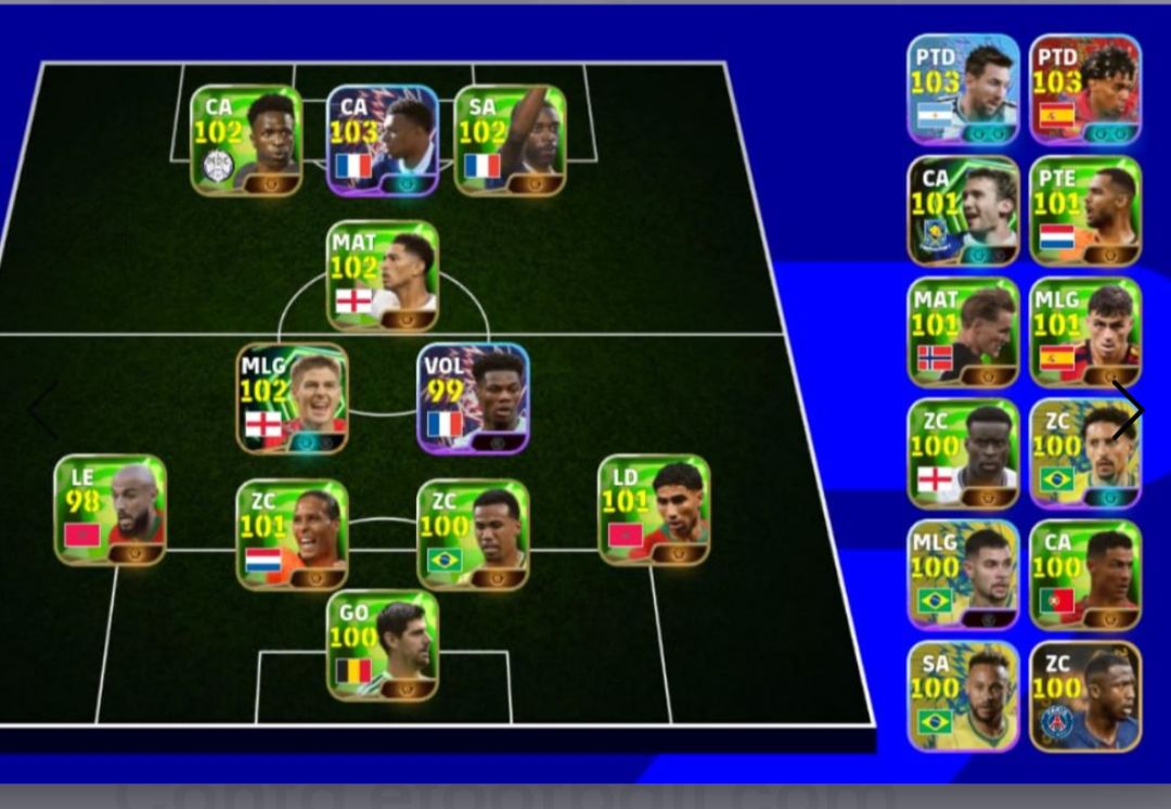 Conta efotball copa