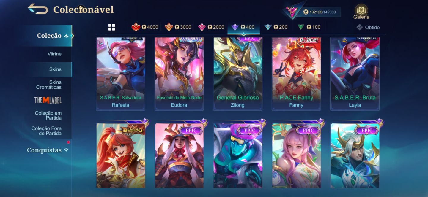 CONTA MOBILE LEGENDS