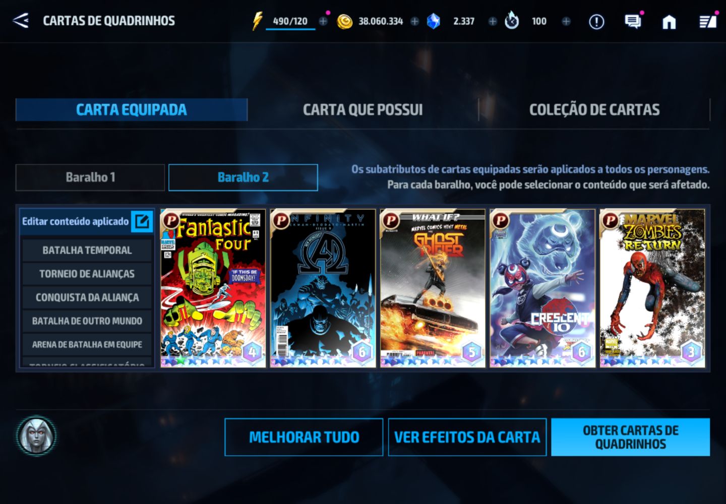 Conta MARVEL FUTURE FIGHT - VIP 14