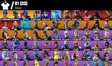 CONTA FORTNITE TRYHARD COM MIDAS DOURADO, PASSE MARVEL ATEMPORAL E 81 SKINS