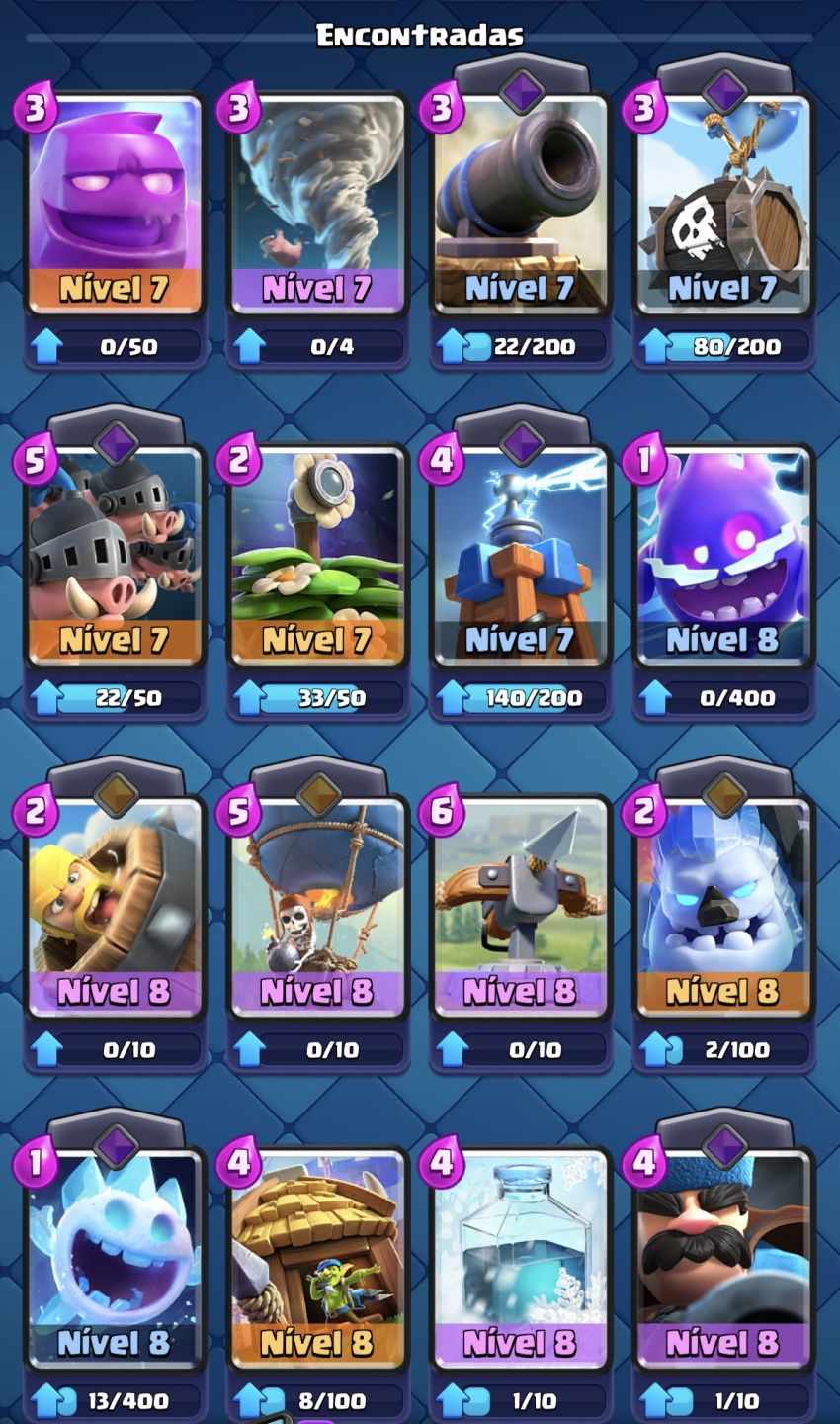 CONTA CLASH ROYALE (UPADA A MÃO)