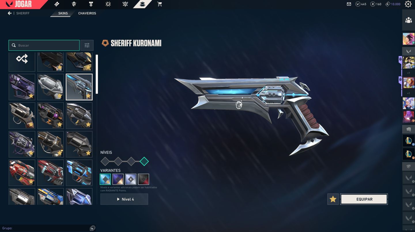 CONTA VALORANT BR | 170 Skins + 20 Facas | Champions 2021-Imortal 2 | 11K invest