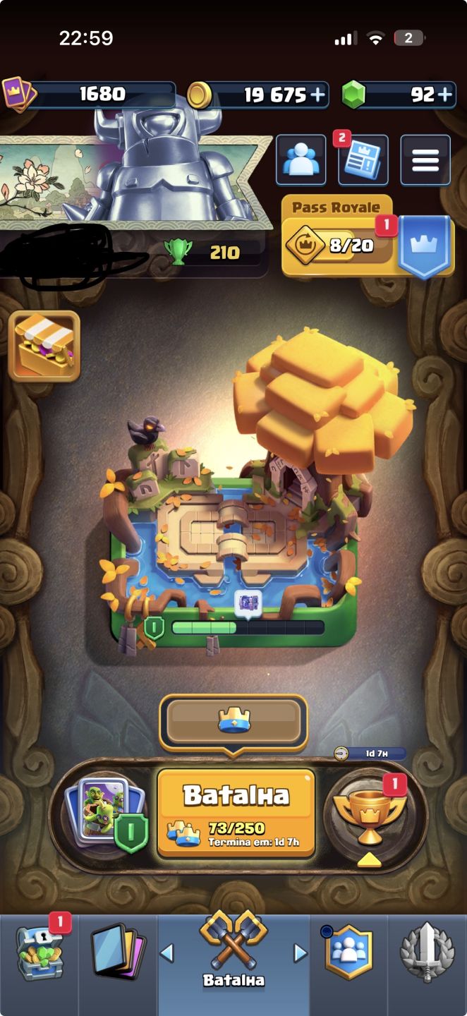 Conta brawstar 46k e conta de clash 13.5k