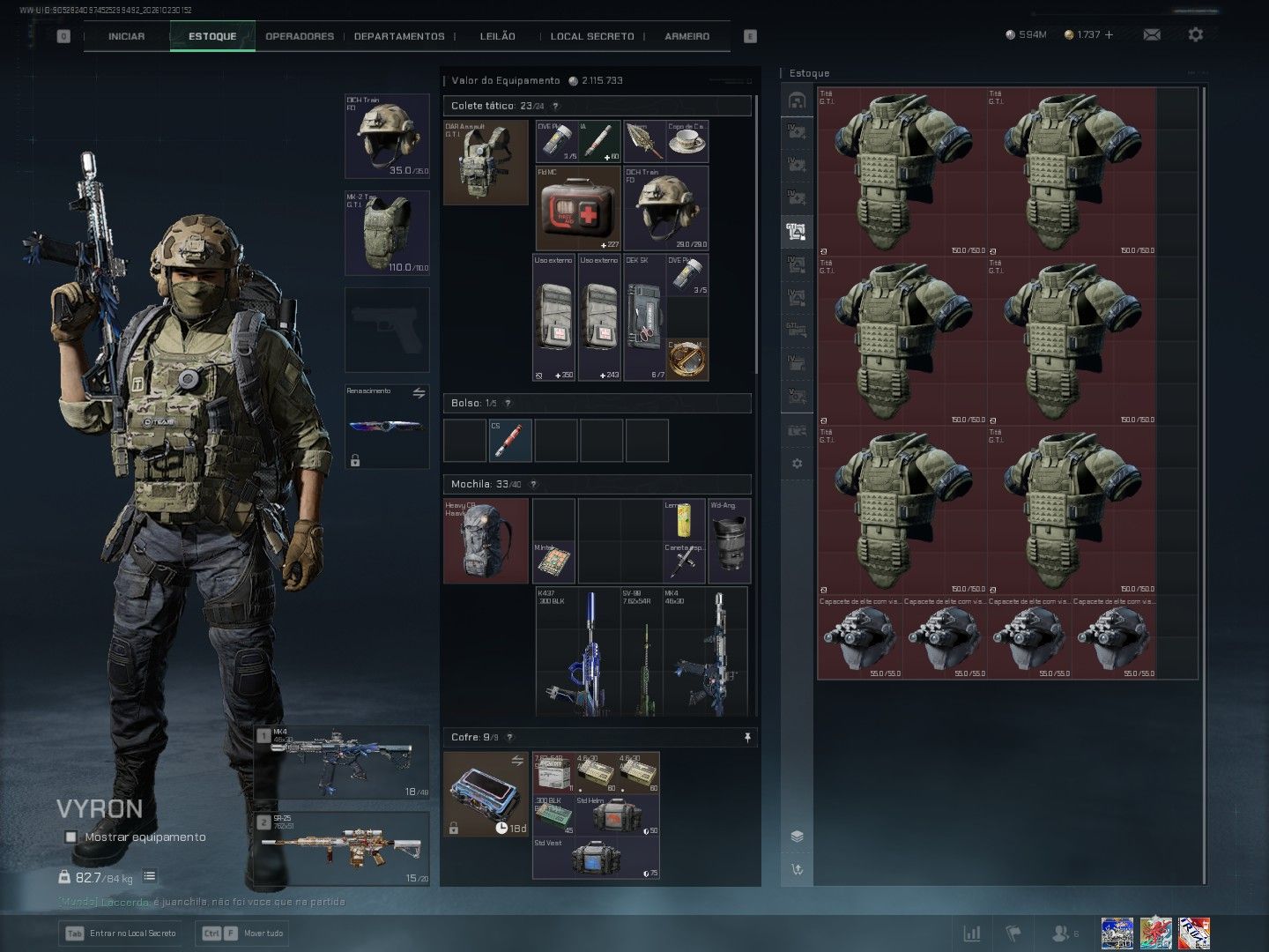 Delta Force - Conta Full TryHard + Steam | 860M | Skin Cofre 3x3 & Pinnacles