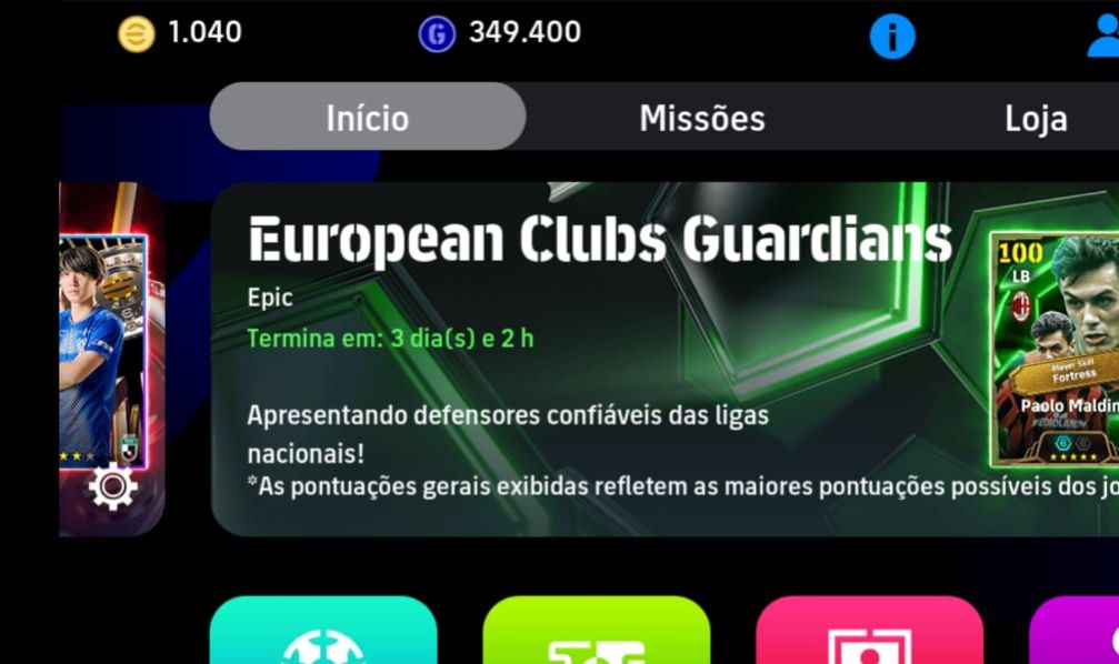 Conta de efootball iniciante com moedas