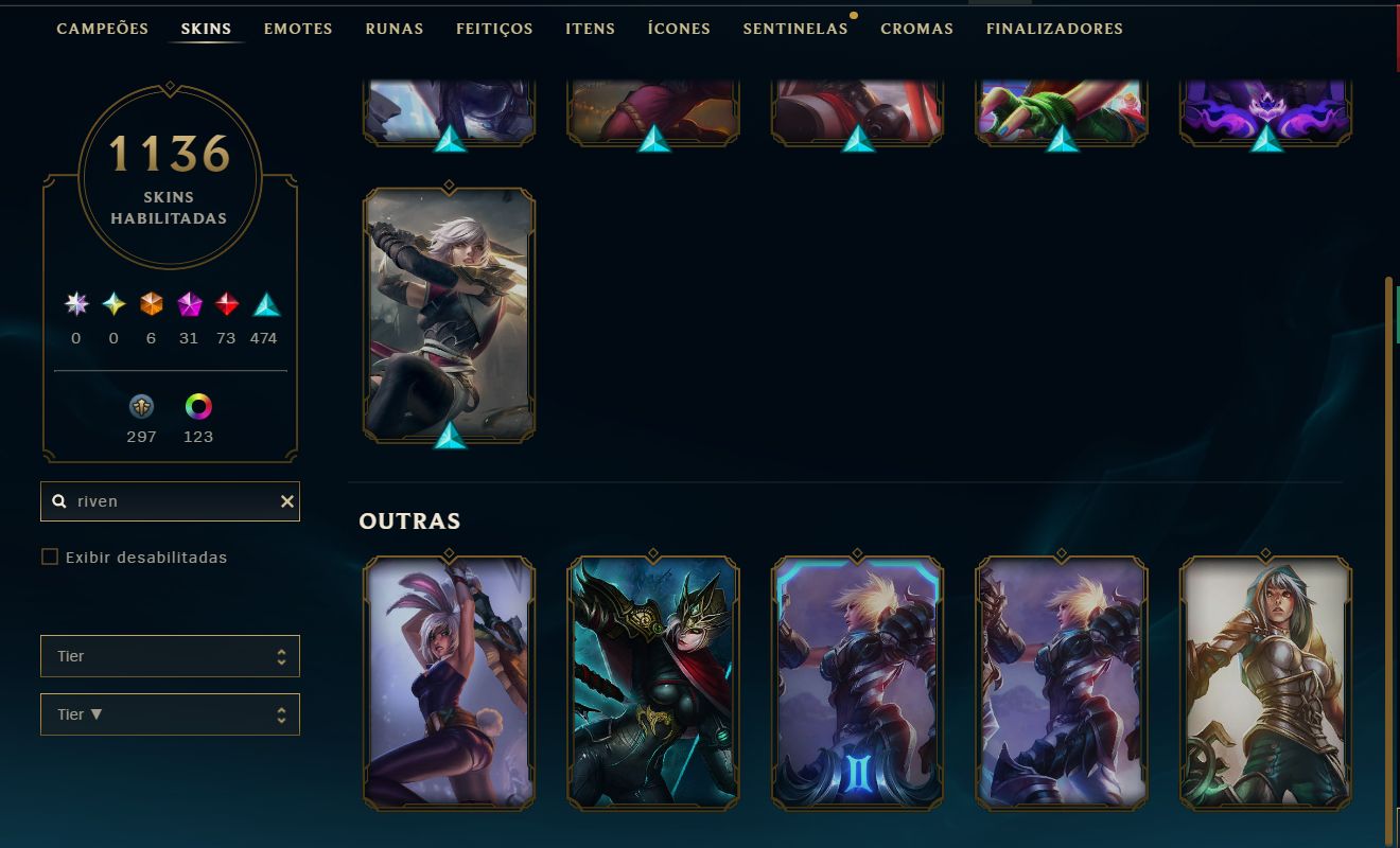 CONTA LOL RARISSIMA UNICO DONO