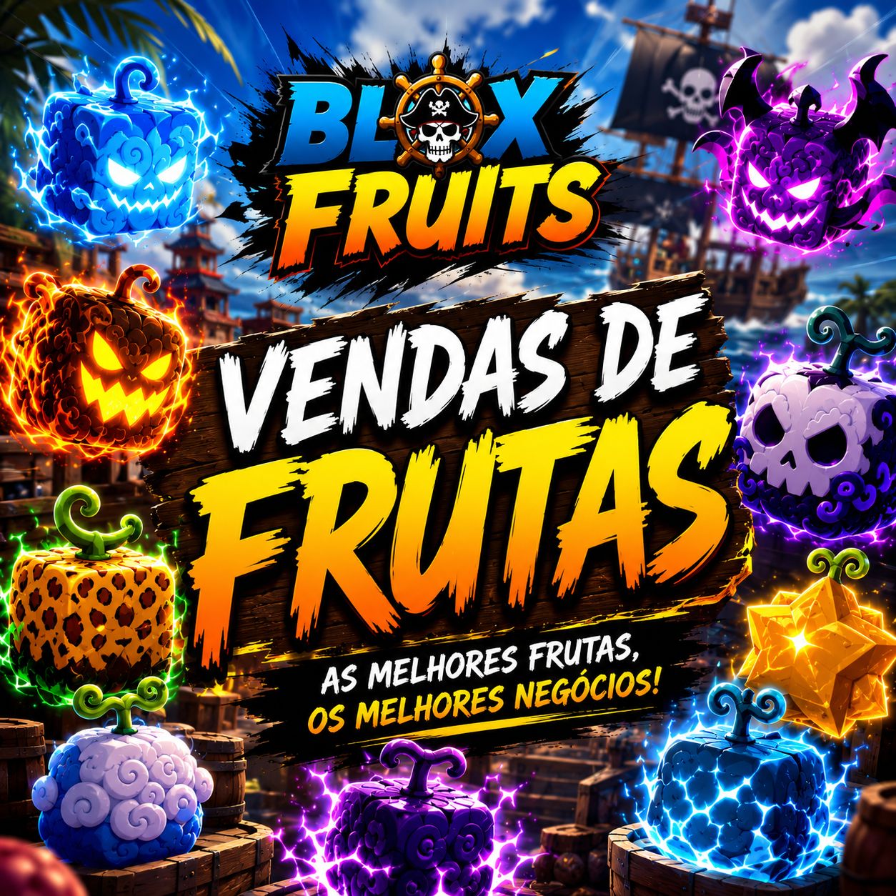 Loja de Frutas Blox Fruits | Míticas e Lendárias