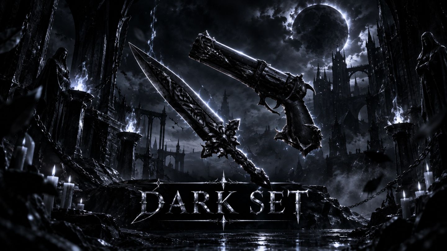 DARK SET | CONJUNTO ESCURIDÂO | ITENS | GODLY | MM2 | MURDER MYSTERY 2 | MISTERY