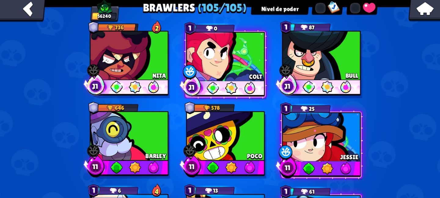 CONTA BRAWL STARS 56K+ DE 2021