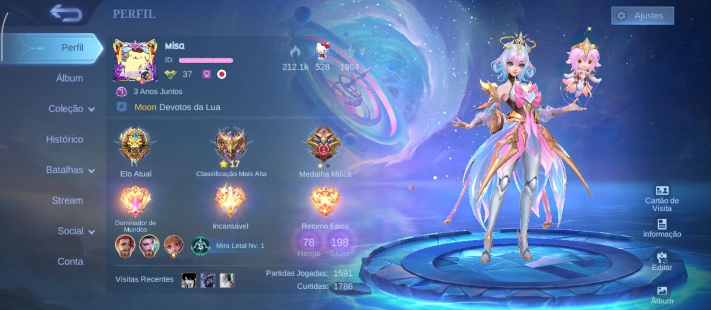 Melhor conta MLBB