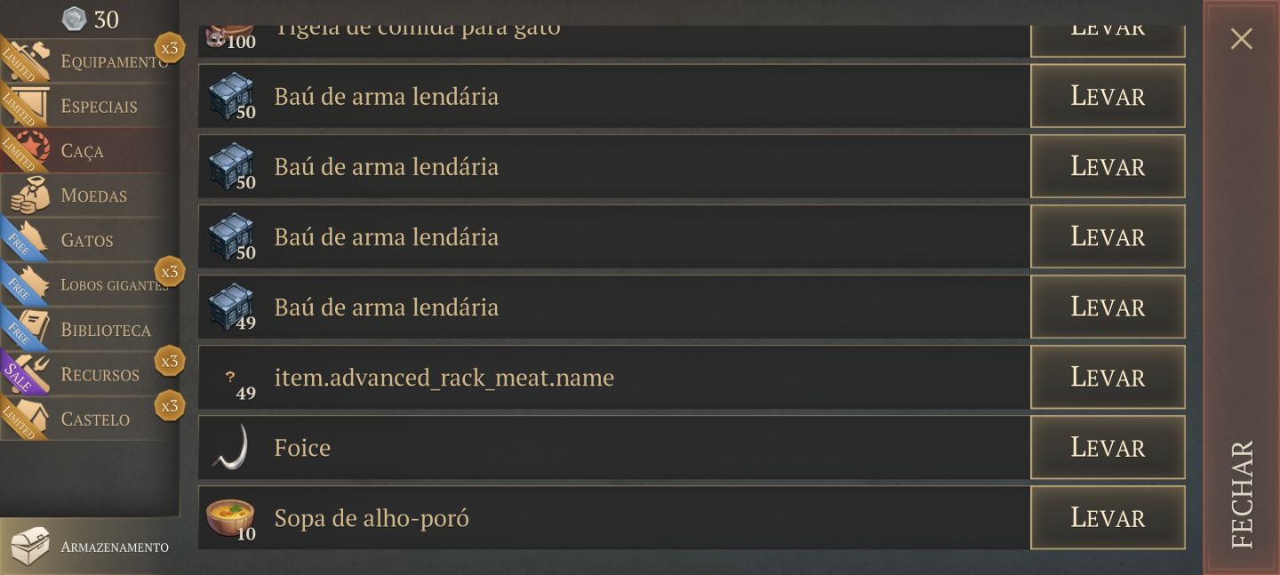 CONTA GRIM SOUL LVL MAX | 3 LOBOS ÉPICOS + 500 BAÚS LENDÁRIOS + RECURSOS TOP