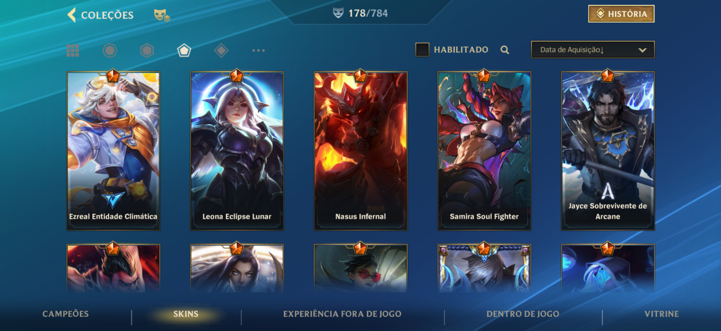 CONTA WILD RIFT,MUITAS SKINS DE ADC E JG, 2 SKIN j4 MISTICAS INCLUINDO J4 HEXTEC
