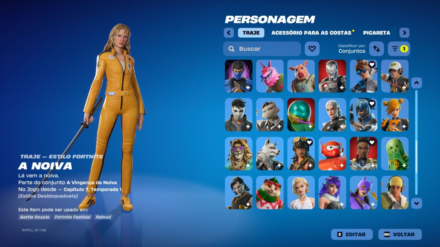 Conta Fortnite