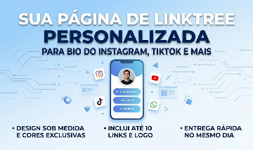 Criação de Página de Links Personalizada (Estilo Linktree/Bio)