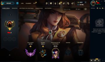 CONTA LOL MESTRE (MASTER) FULL CHAMPIONS, 334 SKINS, 6803 RP, ACESSO COMPLETO