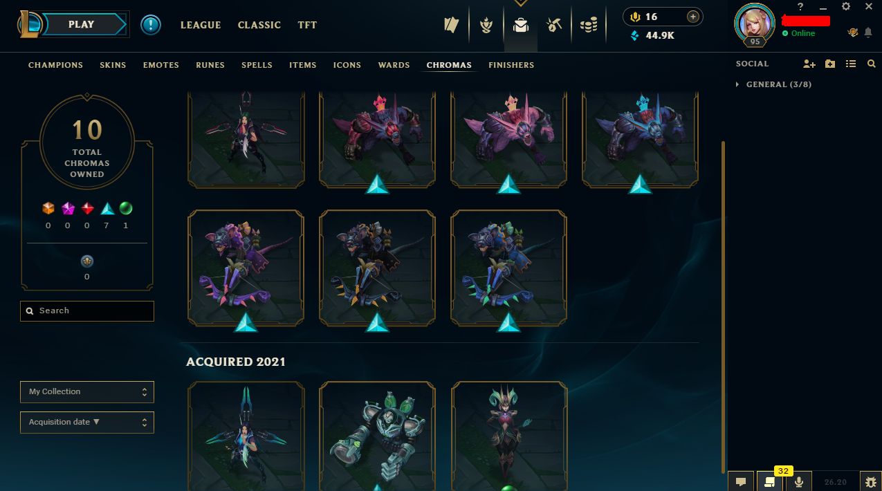 Conta Ex Ascendente + Conta Lol Esmeralda 3 no Mesmo Login / Skin Vct 2026
