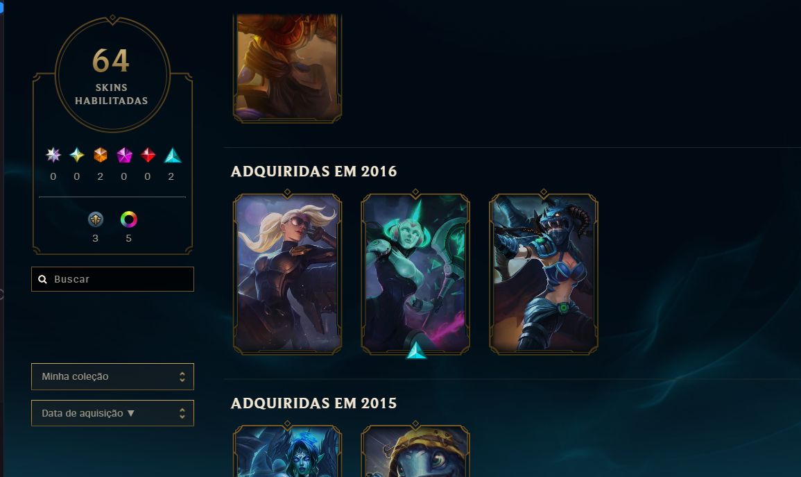 CONTA LEAGUE OF LEGENDS - RAMMUS REI - 23 SKINS - FULL ACESSO - UNICA BRASILEIRA