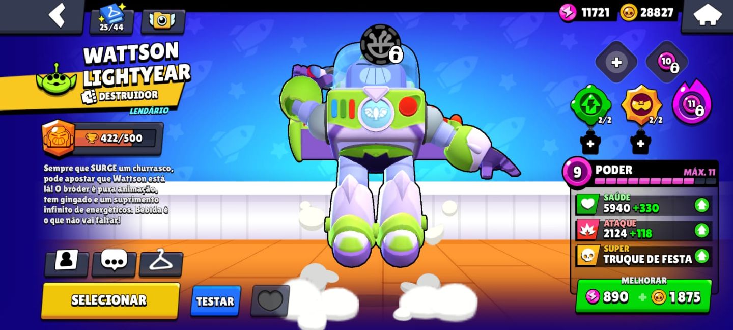 SHELLY ESTELAR + 65 BRAWLERS + 371 GEMAS + 28.827 MOEDAS + SKINS ANTIGAS