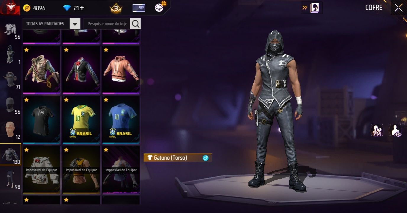 CONTA FULL ATT, NINJA PRETO, PARCERIA NARUTO TROCA NICK CORRA JÁ!!